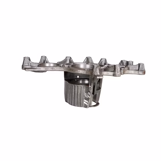 Proveedor OEM de China, cubierta de tapa de cojinete principal de pieza de automóvil personalizada mediante impresión 3D, fundición en arena, máquina CNC, fresado de aluminio, carcasa de convertidor ascendente 6063